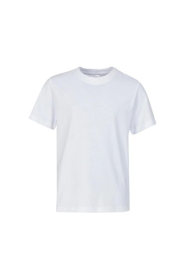 New Morning Studios Childrens/Kids Oversized T-Shirt - White