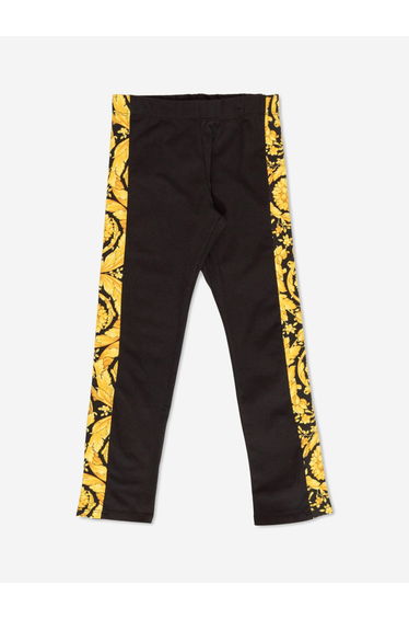 Girls Logo Leggings in Black