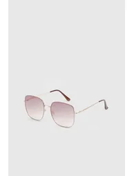 نظارة شمسية بوهو باللون الفضي - 1