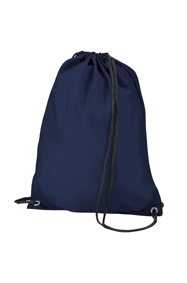 BagBase Budget Water Resistant Sports Gymsac Drawstring Bag (11 Litres) - Navy Blue