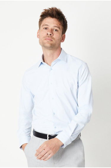 2 Pack Tailored Fit Easy Iron Shirt