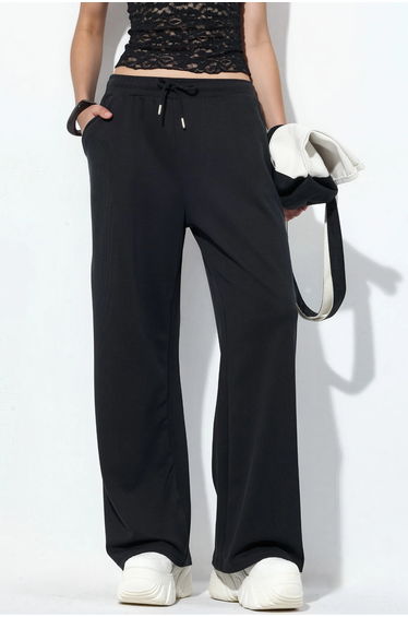 BUSEM Ribbed Drawstring Waist Pants