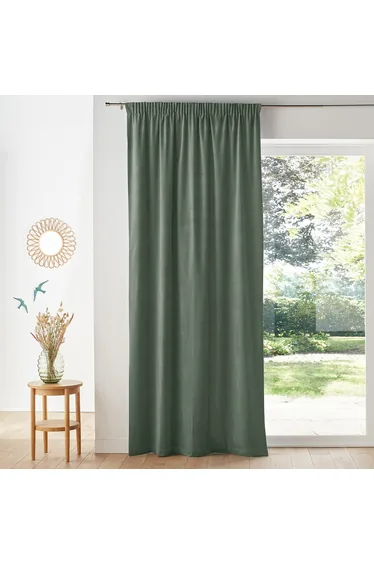 Velvet Gathered Braid Velvet Curtain