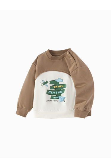 Boys' Sweatshirt With Printed Detail