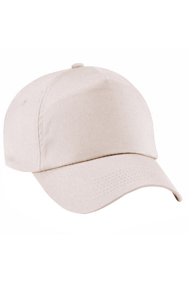 Beechfield Unisex Plain Original 5 Panel Baseball Cap - Sand
