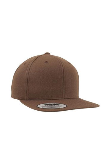 Yupoong Mens The Classic Premium Snapback Cap - Tan