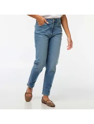 Mom-fit jeans - L30 BLUE - 1
