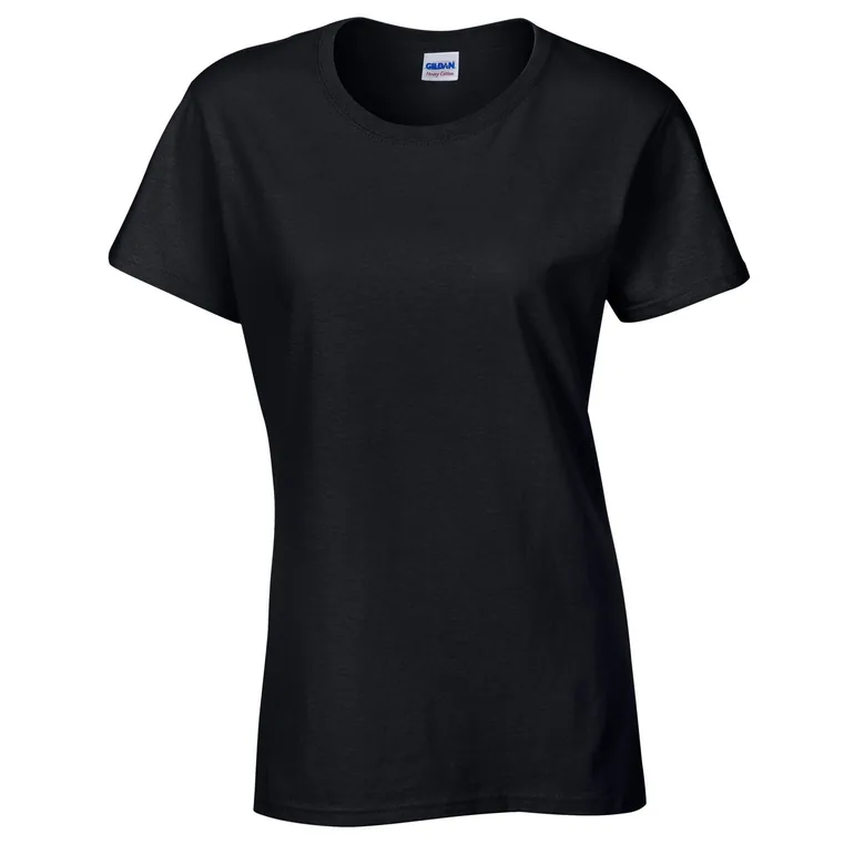Gildan Womens/Ladies Heavy Cotton Heavy Blend T-Shirt - Black