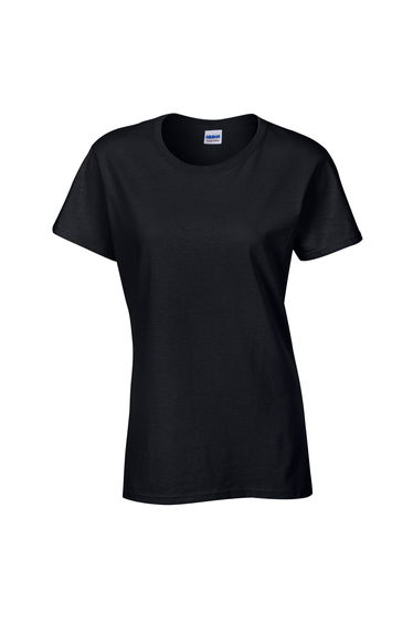 Gildan Womens/Ladies Heavy Cotton Heavy Blend T-Shirt - Black
