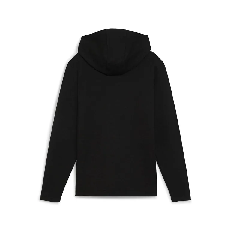 Boy's Puma Juniors TeamFINAL Casuals Hooded Jacket in Black - 1