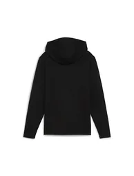 Boy's Puma Juniors TeamFINAL Casuals Hooded Jacket in Black - 1