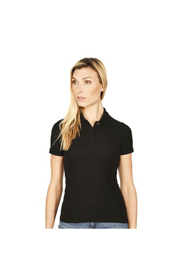 Casual Classic Womens/Ladies Polo - Black