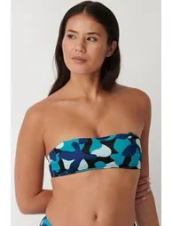 توب بكيني بأكتاف مكشوفة