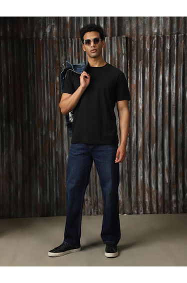 High Rise Regular Fit Faded Jeans