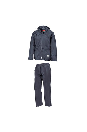 Result Mens Waterproof Jacket and Trousers Set - Navy