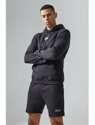 Man Active Gym Training Hoodie & Short Set - 2