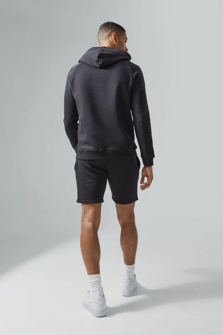 Man Active Gym Training Hoodie & Short Set - 1