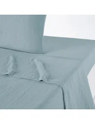 شرشف سرير قطن موسلين سادة