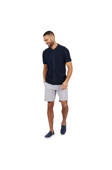 Brave Soul Mens Short-Sleeved Polo Shirt - Dark Navy