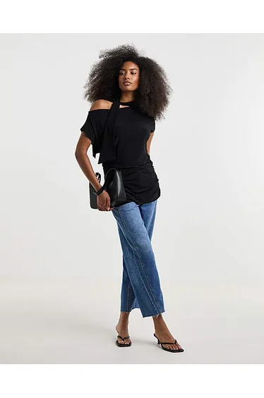 Off The Shoulder Scarf Top