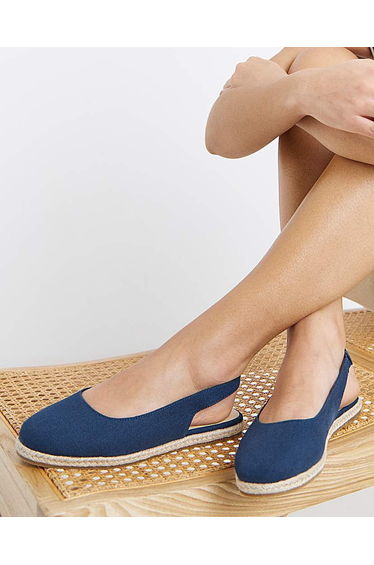 Espadrille Flats Wide Fit