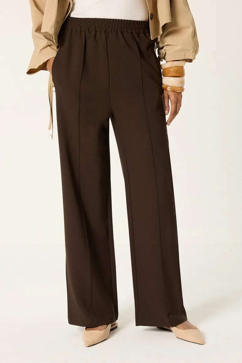 RIBBED CREPE TROUSERS - 2