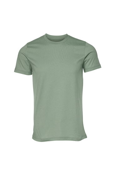 Canvas Unisex Jersey Crew Neck T-Shirt / Mens Short Sleeve T-Shirt - Sage