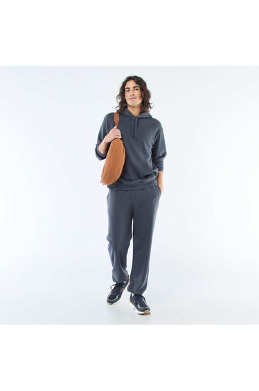 French Terry Hoodie Navy
