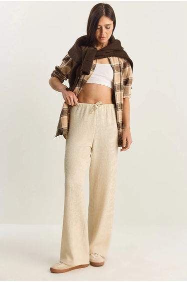 LUCCI High Waist Wide Leg Pants