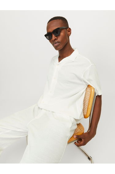 Solid Resort Collar Regular Fit Shirt