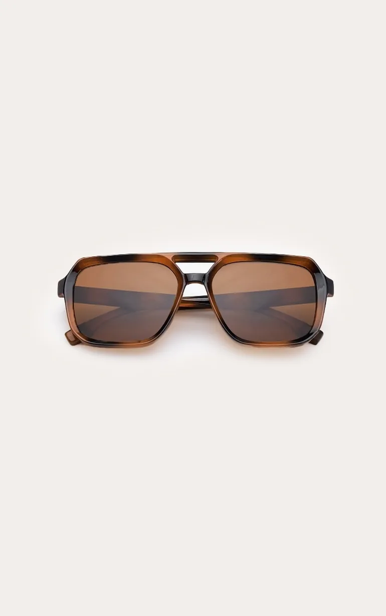Tortoiseshell Aviator Sunglasses - 2