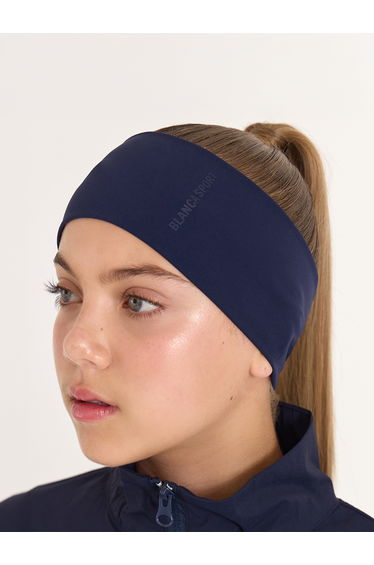 Blanca Sport Girls Logo Headband in Navy
