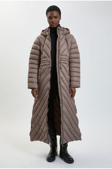 Petite Lightweight Packable Maxi Coat