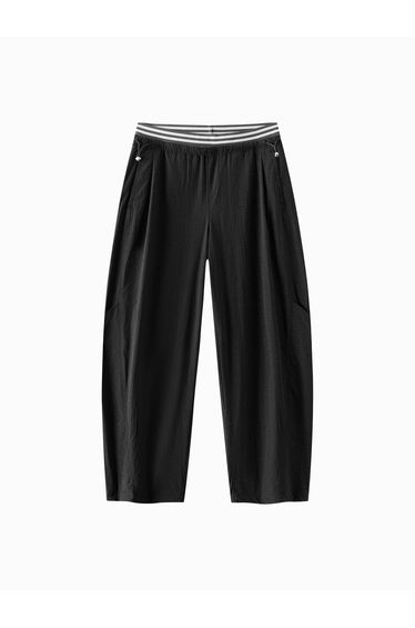 Men's Wide Leg Striped Waist Pants