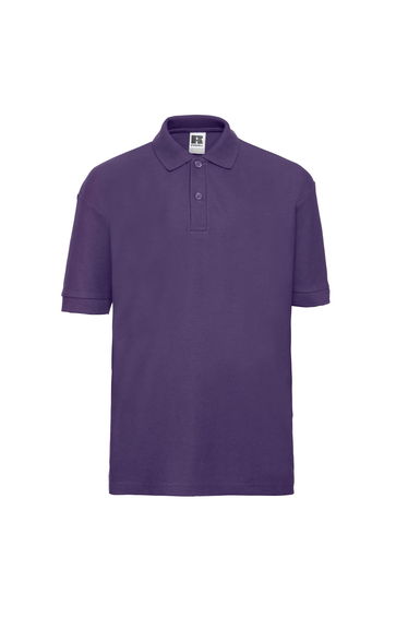 Russell Childrens/Kids Polo Shirt - Purple
