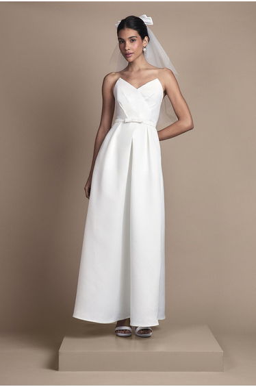Strapless Sweetheart Full Skirted Wedding Dress