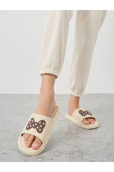 Bow Design Foam Slipper