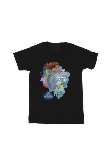 The Little Mermaid Girls Kind Cotton T-Shirt - Black