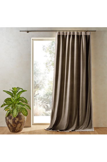 Venita Cotton Velvet and Linen Curtain
