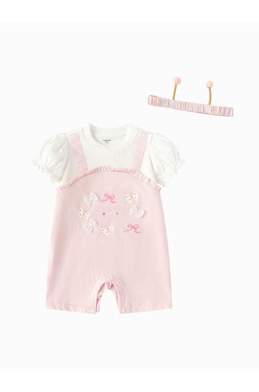 Girls' Short Sleeve Romper