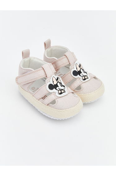 Minnie Mouse Embroidered Baby Girl Sandals