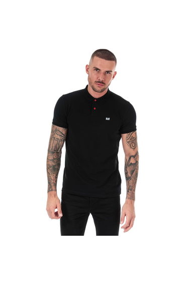 Men's Weekend Offender Barnum Polo Shirt in Black