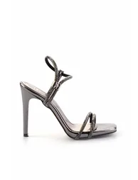 Platinum Mirror Women's Evening Shoes - 1