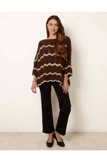 Zig Zag Metallic Jumper