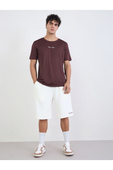 Men Chest Printed Regular Fit Active T-Shirt