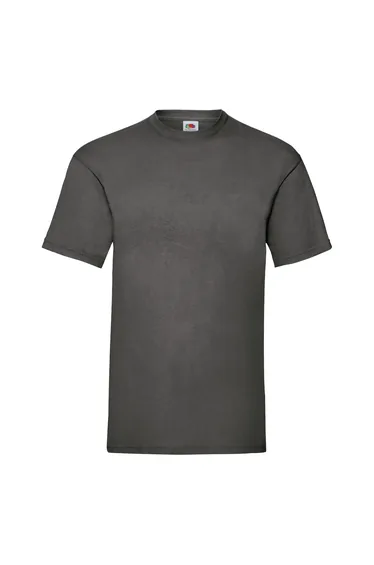 Fruit Of The Loom Mens Valueweight Short Sleeve T-Shirt - Light Graphite