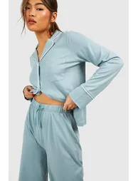 Wide Leg Tie Waist Lounge Trouser - 3