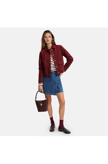 Signatures Abelle Leather Short Jacket