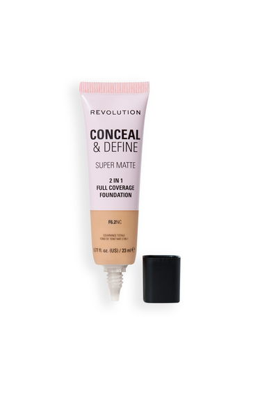 Revolution Conceal and Define Full Cover Tube Foundation F6.2NC