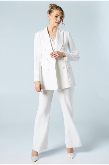 Premium Hourglass Silhouette Double Breasted Blazer